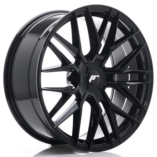 JR28 20x8.5 ET20-40 PCD personnalisé noir brillant