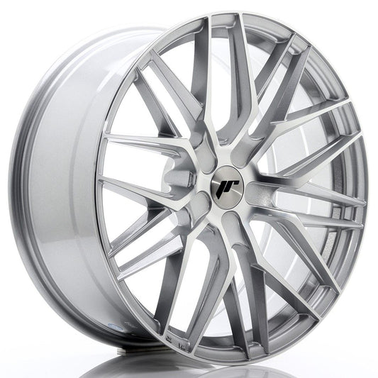 JR28 20x8.5 ET20-40 PCD personnalisé Face usinée argent