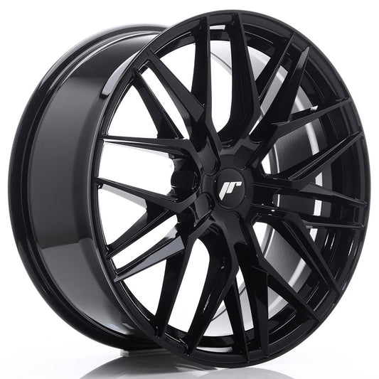 JR28 21x9 ET15-45 Custom PCD Glanzend Zwart