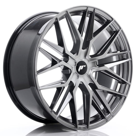 JR28 22x10.5 ET15-50 PCD personnalisé Hyper noir