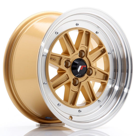 JR31 15x7,5 ET20 4x100 Lèvre usinée dorée