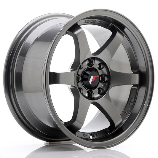 JR3 15x8 ET25 4x100, 4x114.3 geweermetaal