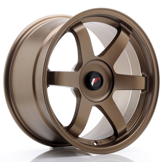 JR3 18x9.5 ET22-38 Custom PCD Donker Geanodiseerd Brons