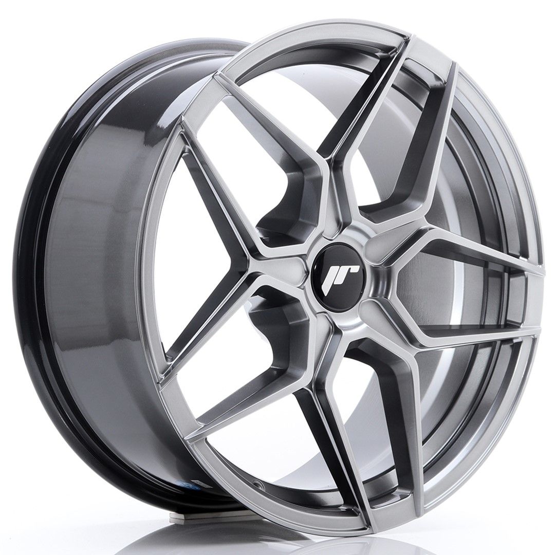JR34 18x8 ET20-42 PCD personnalisé Hyper noir