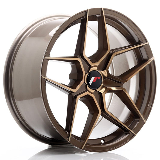JR34 18x9 ET20-42 Aangepaste PCD Platina Brons