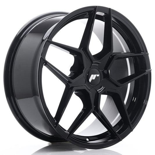 JR34 19x8.5 ET20-40 PCD personnalisé noir brillant