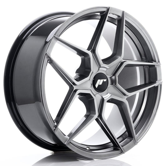 JR34 19x8.5 ET20-40 PCD personnalisé Hyper noir