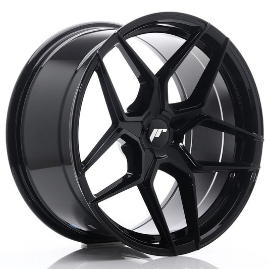 JR34 19x9,5 ET20-40 PCD personnalisé noir brillant