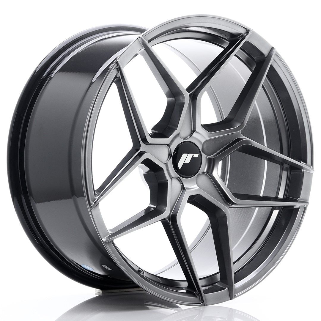 JR34 19x9,5 ET20-40 PCD personnalisé Hyper noir