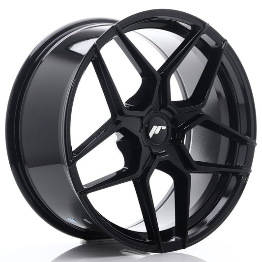 JR34 20x9 ET20-40 Custom PCD Glanzend Zwart