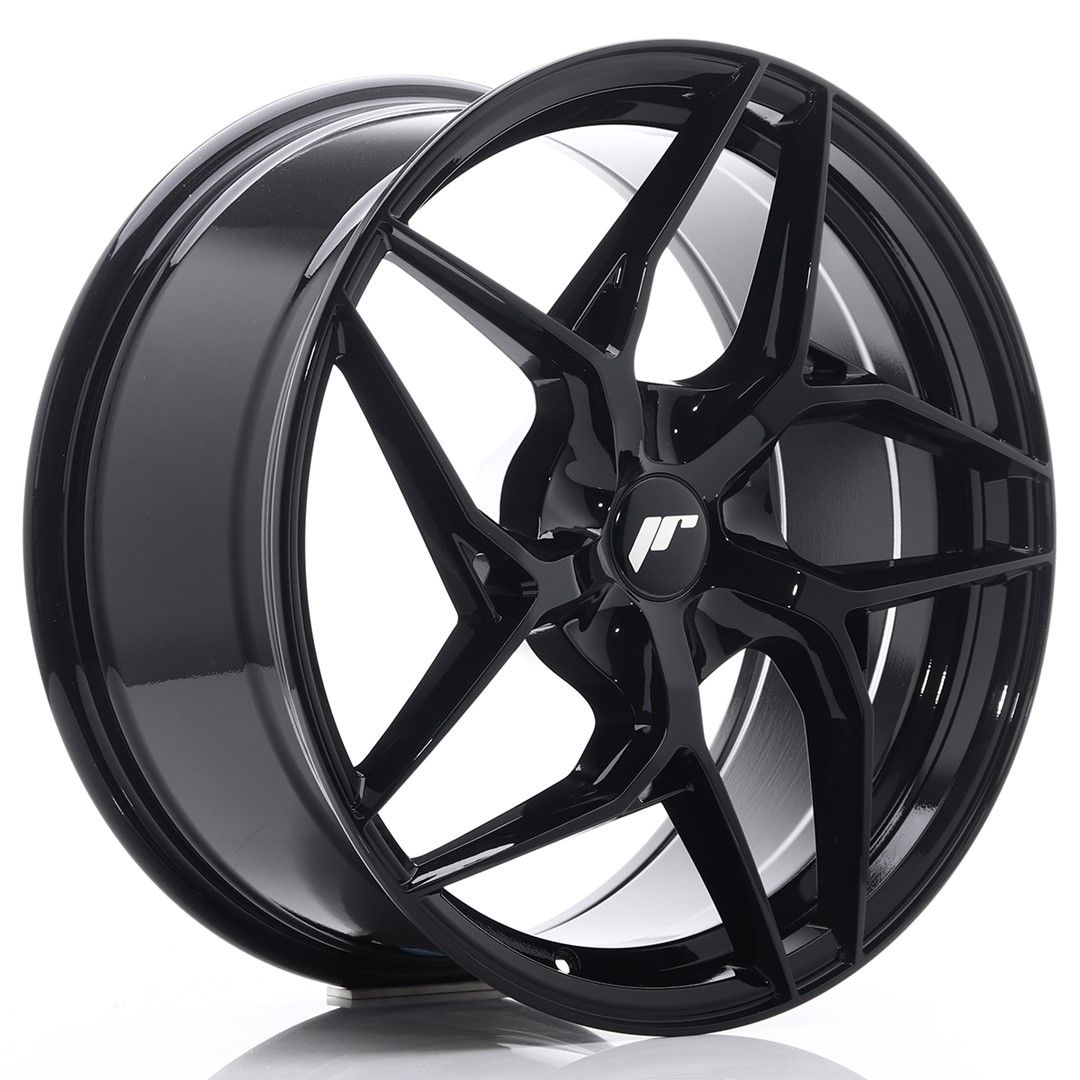 JR35 19x8.5 ET20-45 PCD personnalisé noir brillant