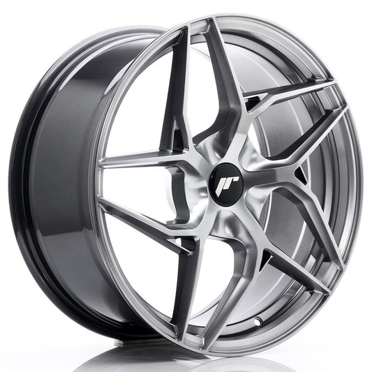 JR35 19x8.5 ET20-45 PCD personnalisé Hyper noir