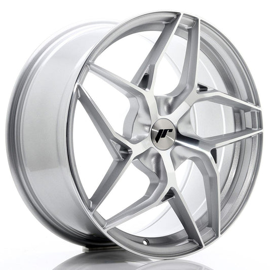 JR35 19x8.5 ET20-45 PCD personnalisé Face usinée argent