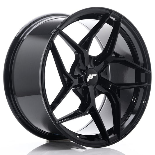 JR35 19x9,5 ET20-45 PCD personnalisé noir brillant