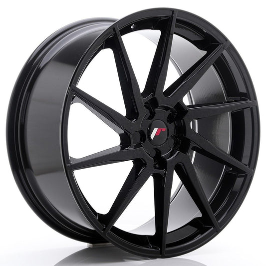 JR36 23x10 ET30-55 PCD personnalisé noir brillant