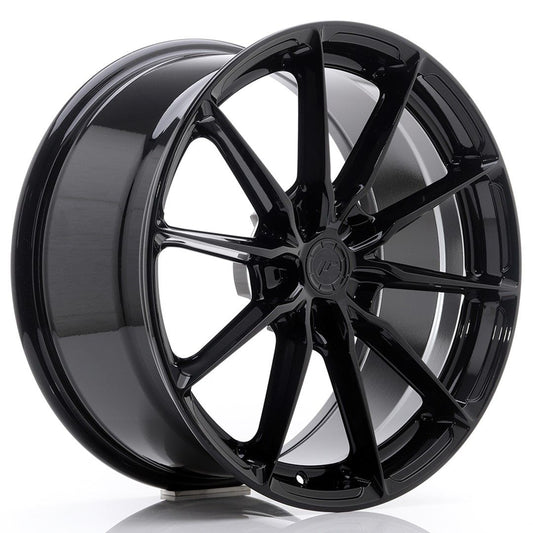 JR37 19x8.5 ET20-45 Custom PCD Glanzend Zwart
