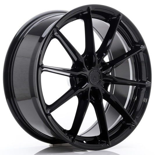 JR37 20x8.5 ET20-45 Custom PCD Glanzend Zwart