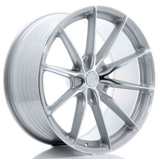JR37 21x11.5 ET17-60 Aangepaste PCD Zilveren Machinaal Bewerkte Voorkant
