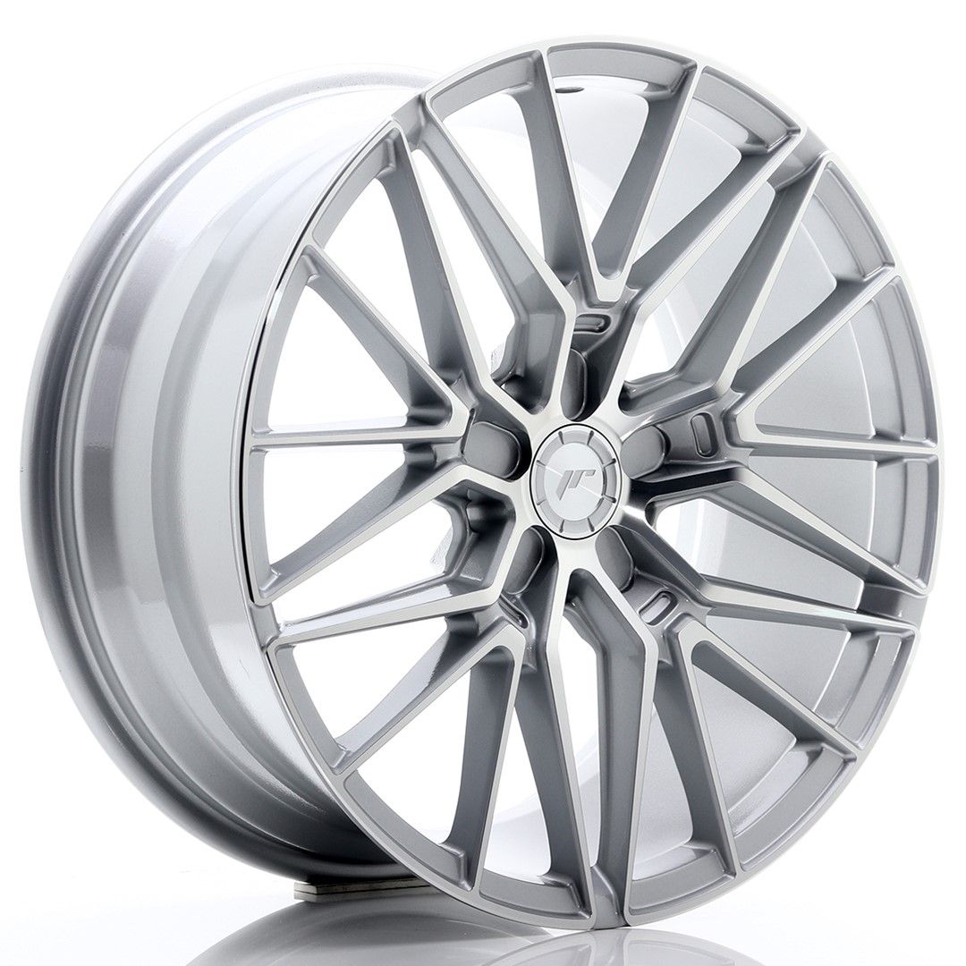 JR38 19x8.5 ET20-45 Aangepaste PCD Zilveren Machinaal Bewerkte Voorkant