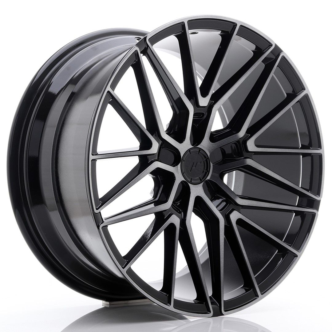 JR38 20x10 ET20-45 Custom PCD Zwart Geborsteld