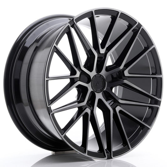 JR38 20x10 ET20-45 Custom PCD Zwart Geborsteld