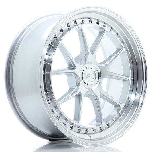 JR39 19x8.5 ET15-35 Custom PCD Zilver Bewerkt Gezicht