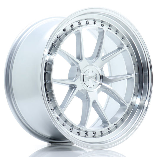JR39 19x9.5 ET15-35 Custom PCD Zilver Bewerkt Gezicht