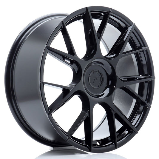 JR42 19x8.5 ET25-45 Custom PCD Glanzend Zwart