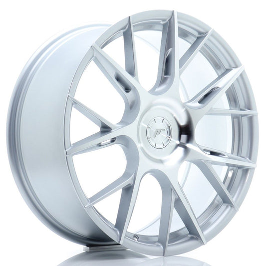 JR42 19x8.5 ET25-45 Custom PCD Zilver Bewerkt Gezicht