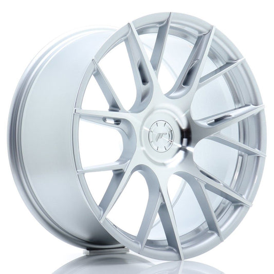 JR42 19x9.5 ET20-42 Custom PCD Zilver Bewerkt Gezicht