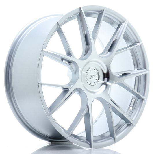 JR42 20x8.5 ET35-45 Custom PCD Zilver Bewerkt Gezicht