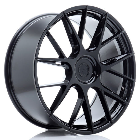 JR42 22x9.5 ET20-48 Custom PCD Glanzend Zwart
