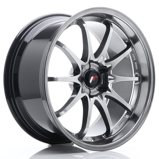 JR5 19x9,5 ET12-36 PCD personnalisé Hyper noir