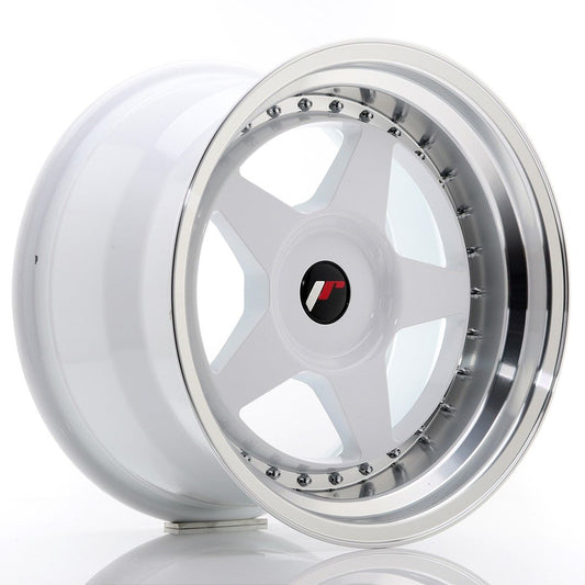 JR6 17x10 ET20 Lèvre usinée blanche PCD personnalisée