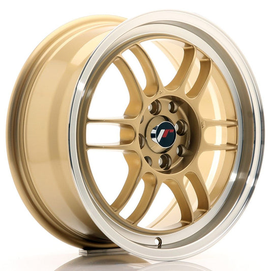 JR7 16x7 ET38 4x100, 4x114.3 lèvre usinée en or