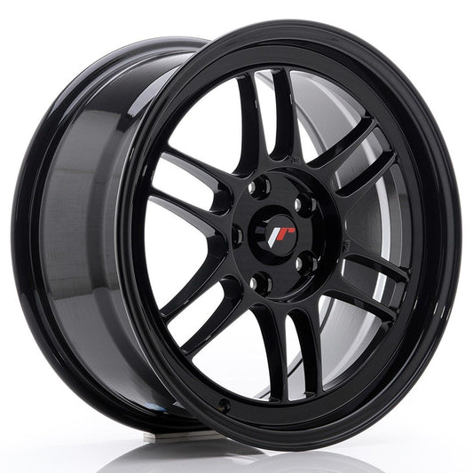 JR7 17x8 ET35 5x114.3 Noir brillant