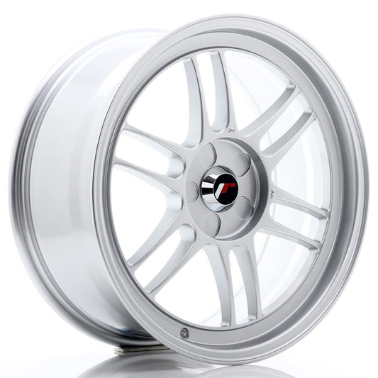 JR7 18x8 ET35 PCD personnalisé argent