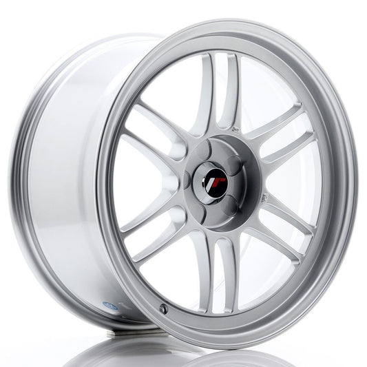 JR7 18x9 ET35 PCD personnalisé argent