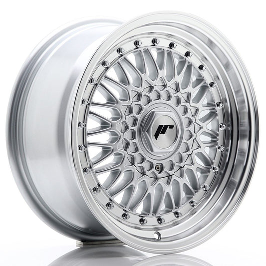 JR9 16x7.5 ET25 4x100, 4x108 lèvre usinée argent