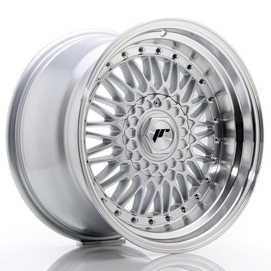 JR9 17x10 ET20 5x112, 5x120 lèvre usinée argent