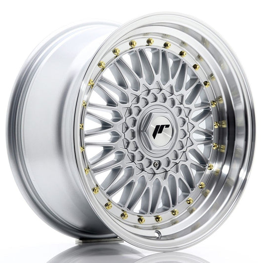 JR9 17x8.5 ET20 5x112, 5x120 lèvre usinée argent