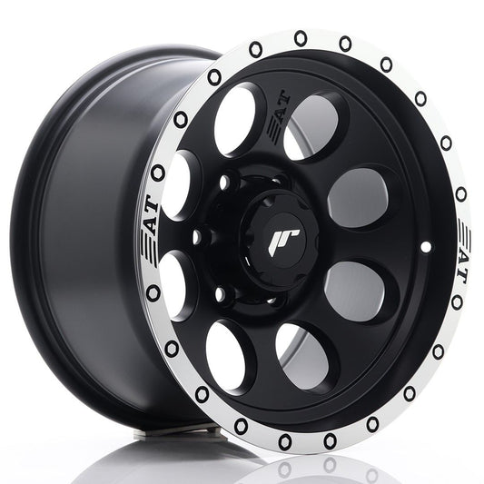 JRX4 16x9 ET0 6x139.7 Lèvre usinée noire plate