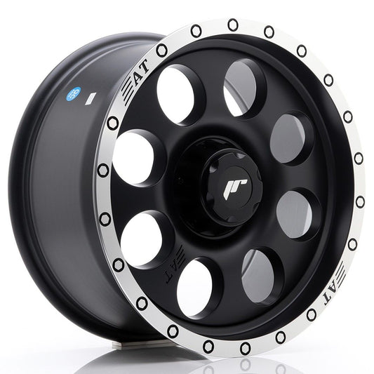 JRX4 17x8.5 ET20-35 Lèvre usinée noire plate PCD personnalisée