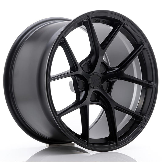 SL01 18x10.5 ET25-38 Aangepaste PCD Plat Zwart