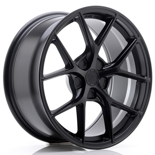 SL01 18x8.5 ET20-42 Aangepaste PCD Mat Zwart