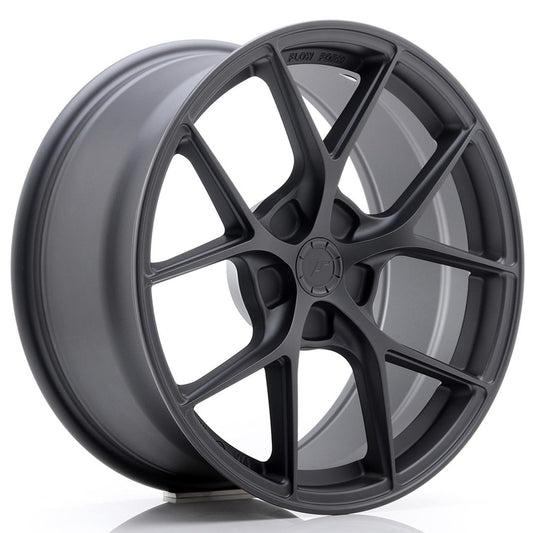 SL01 18x8.5 ET20-42 Aangepaste PCD Flat Gun Metal