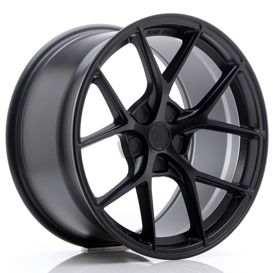 SL01 18x9.5 ET25-38 Aangepaste PCD Mat Zwart