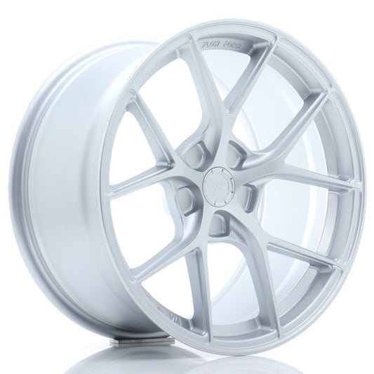 SL01 18x9.5 ET25-38 Custom PCD Plat Zilver