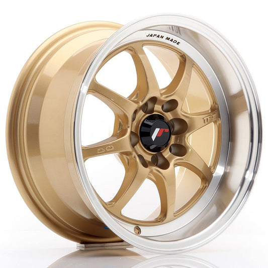 TFII 15x7.5 ET30 4x100, 4x114.3 goud bewerkte rand