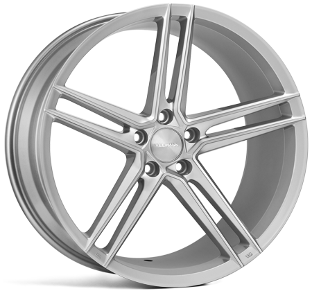 V-FS33 21x9 ET32 5x112 Zilver Machined